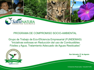 Programa: “Compromiso Socio- Ambiental”