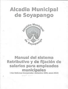 Manual del Sistema Retributivo y de Fijación de Salarios para