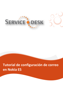 Tutorial de configuración de correo en Nokia E5