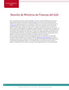 Reunión de Ministros de Finanzas del G20