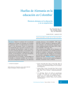 Huellas de Alemania en la educación en Colombia1