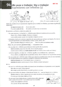 PERÍFRASIS VERBALES: me puse a estudiar, voy a