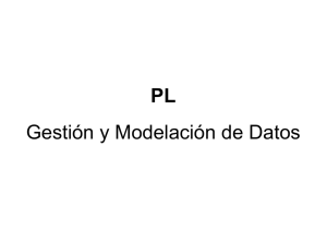 PL Gestión y Modelación de Datos