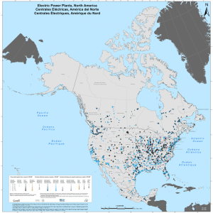Electric Power Plants, North America Centrales Eléctricas, América