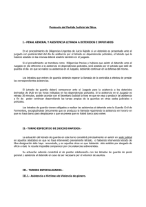 Protocolo del Partido Judicial de Ibiza. I.