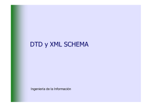 DTD y XML SCHEMA