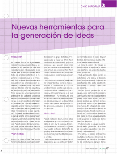 Nuevas herramientas para la generación de ideas