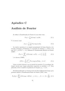 Apéndice C Análisis de Fourier