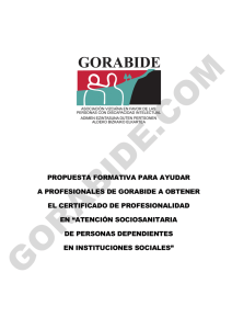 propuesta formativa para ayudar a profesionales de gorabide a