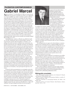 Filósofos contemporáneos Gabriel Marcel