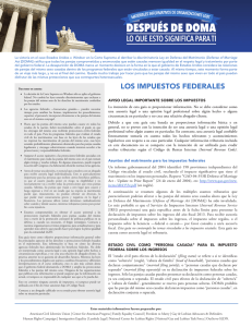 Impuestos Federales - American Civil Liberties Union