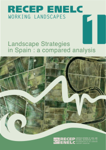 Landscape Strategies in Spain : a compared analysis
