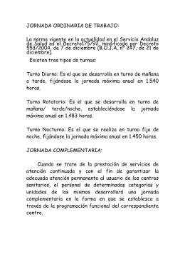 Solicitud de cambio de turno - Unidad de Hemodiálisis de 
