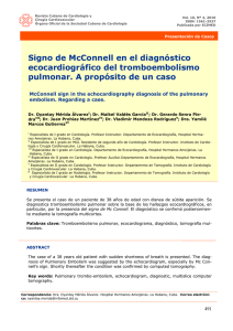 Signo de McConnell en el diagnóstico ecocardiográfico