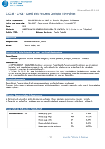 330338 - GRGE - Gestió dels Recursos Geològics i Energètics