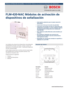 FLM‑420‑NAC Módulos de activación de dispositivos de señalización
