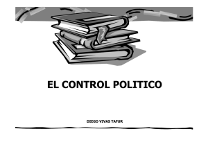CONTROL POLITICO - CDIM