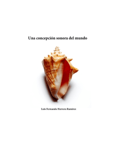 Una concepci&oacute;n sonora del mundo