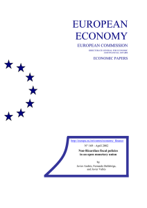 Non-Ricardian fiscal policies in an open monetary union