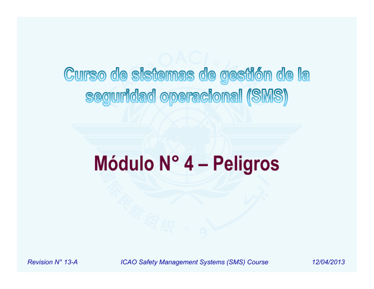 OACI SMS M04 – Peligros