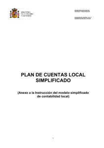 Plan de Cuentas Local Simplificado