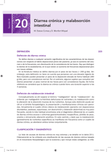 Diarrea crónica y malabsorción intestinal