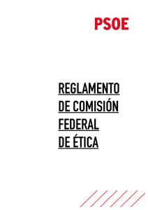 reglamento de comisión federal de ética y garantías
