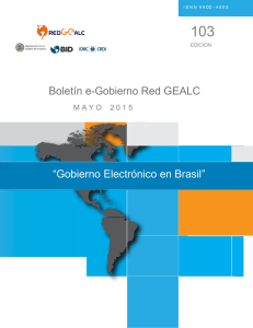 Boletín e-Gobierno Red GEALC “Gobierno Electrónico en Brasil”