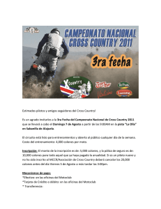 Invitación Fecha 3 - Motoclub de Costa Rica