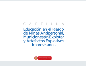 Cartilla ERM - Dirección para la Acción Integral contra Minas