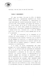 Page 1 Santiago, tres de junio de dos mil dieciséis. VISTOS Y
