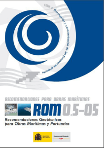 ROM 0.5-05, Geotecnia para las Obras