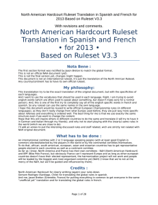 North American Hardcourt Ruleset Translation in