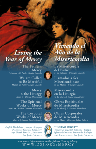 P. Gerardo Menchaca Living the Year of Mercy Viviendo el Año de