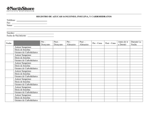 REGISTRO DE AZUCAR SANGUINEO, INSULINA, Y