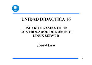 Usuarios de dominio de Samba
