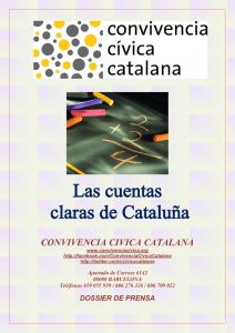 Las cuentas claras de Cataluña
