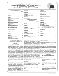 Estatuto y Reglamento del Estatuto de la Federación Mexicana
