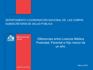 presentación diferencia entre licencias médicas parentales