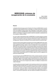 Mercosur sintomas de recuperacion economica