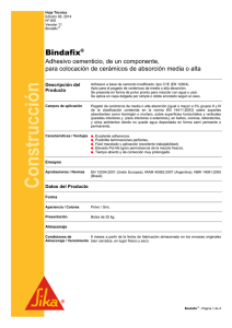 Bindafix Bindafix ® - Página 1 de 4. C