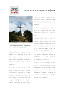 La cruz del cerro San Miguel en Alajuelita