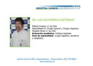 Dr. Luis Gutiérrez Contreras - Hospital Clínico Universidad de Chile