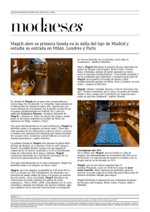 Magrit abre su primera tienda en la milla del lujo de Madrid y