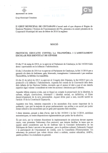 Page 1 Ajuntament de Lleida Grup Municipal Ciutadans El GRUP