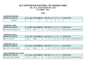 XLIV EXPOSICION NACIONAL DE GANADO CEBU