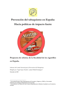 Prevención del tabaquismo en España