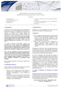 150506 Nota informativa - RESERVA CAPITALIZACION. LEY 27-2014