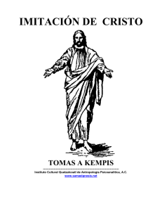 Imitación de Cristo - Gnosis - Instituto Cultural Quetzalcóatl