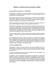 Dise&ntilde;o y Construcci&oacute;n de Caminos Rurales